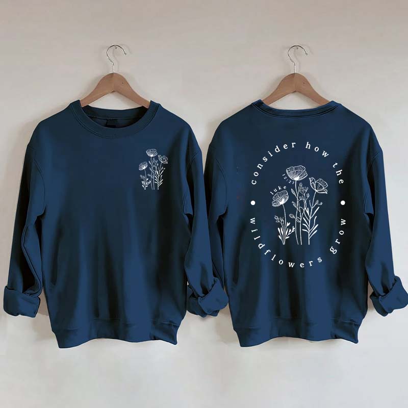 Wildflower Christian Sweatshirt | Lightweight Sweatshirt