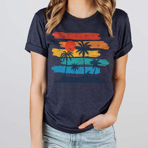 Retro Summer Vintage Style Sunset T-Shirt