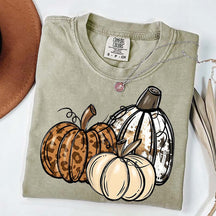 Leopard Pumpkin Thanksgiving Gift T-Shirt