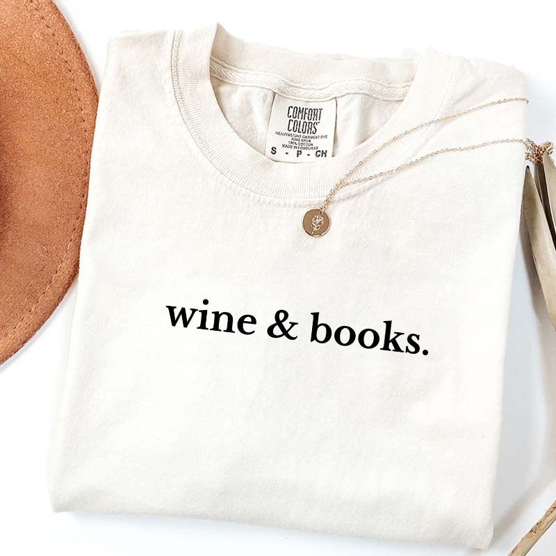 Wine & Books T-Shirt