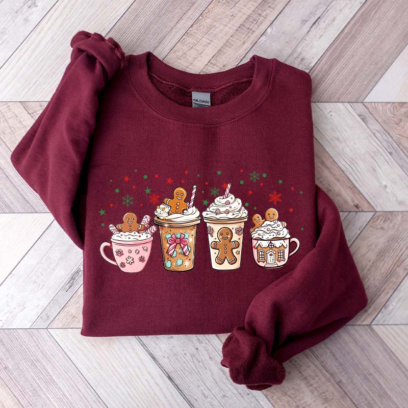 Gingerbread Christmas Coffee Cute Sweatshirt