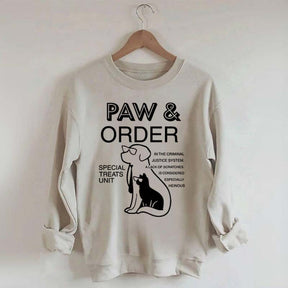 Paw And Order Fur Mama Sweatshirt