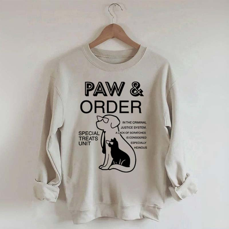 Paw And Order Fur Mama Sweatshirt