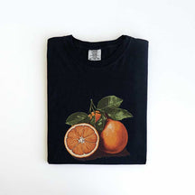 Vintage Orange Pastel Drawing T-Shirt