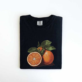 Vintage Orange Pastel Drawing T-Shirt