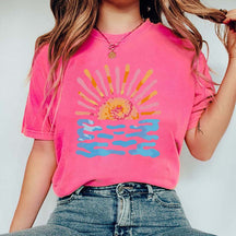 Summer Sun Rays Waves T-Shirt