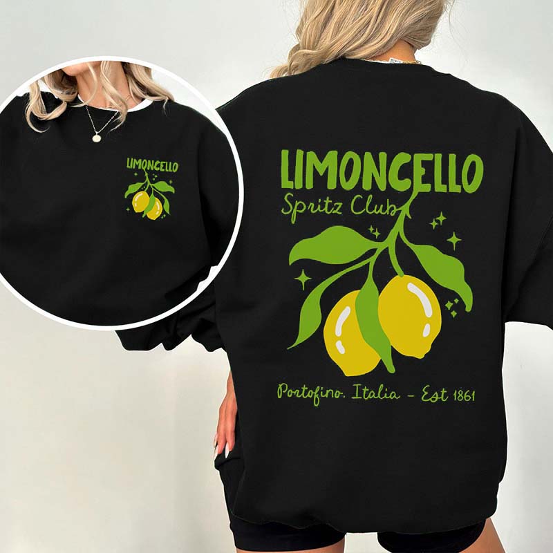 Limoncello Spritz Club Portofino Italy Sweatshirt