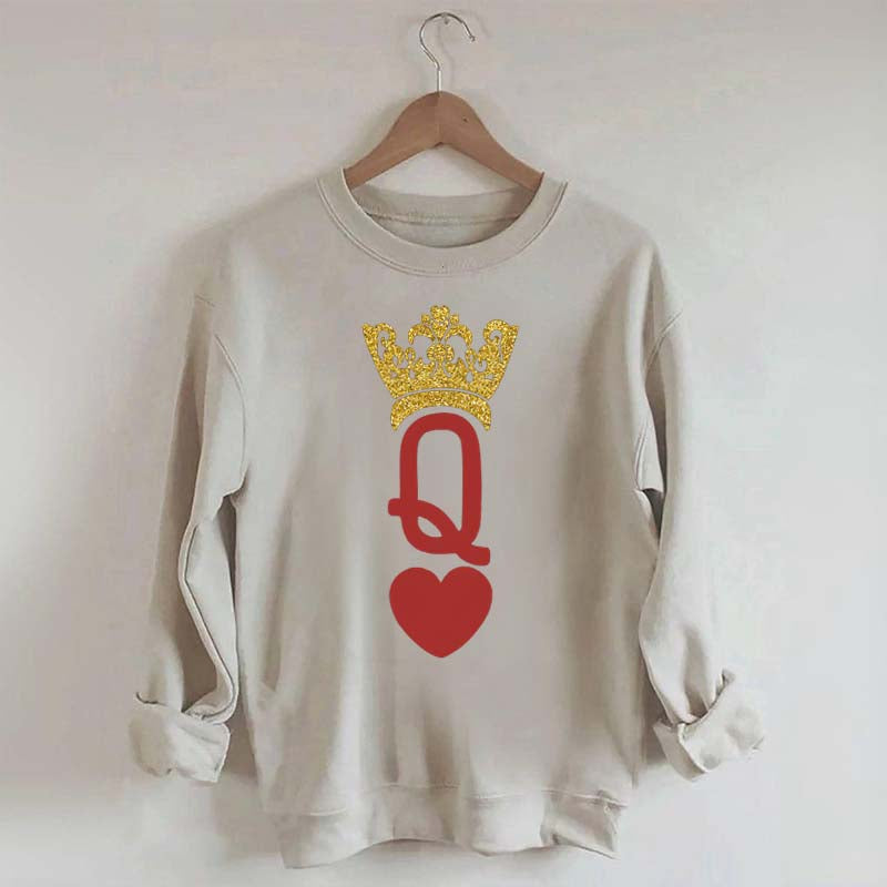 Queen Of Hearts Sweatshirt