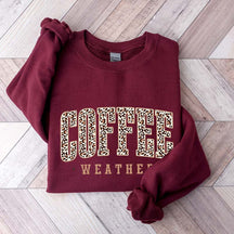 Retro Coffee Weather Lover Sweatshirt