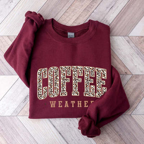 Retro Coffee Weather Lover Sweatshirt