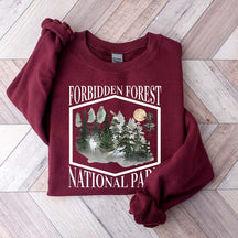 Retro Funny Forbidden Forest National Park Sweatshirt