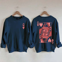 Queen of Hearts Valentines Sweatshirt