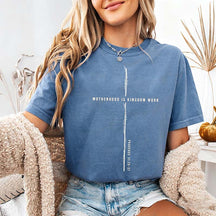 Motherhood Is Kingdom Work Wildflower T-Shirt