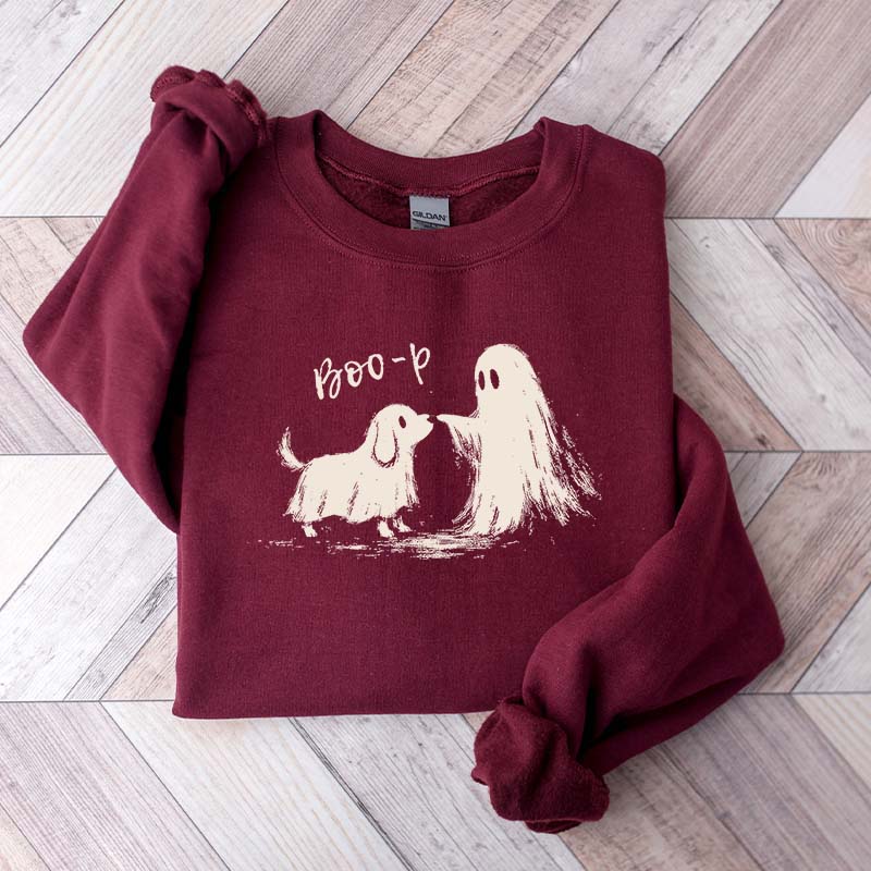 Funny Ghost Puppy Boo-P Dog Sweatshirt