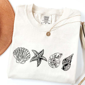 Seashell Coastal Aesthetic T-Shirt