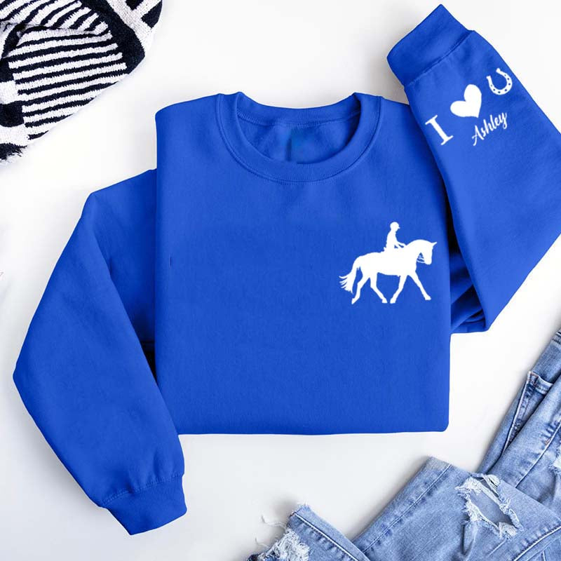 Personalized Horse Gifts Sweatshirt