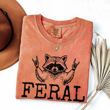 Feral Raccoon Girl T-Shirt