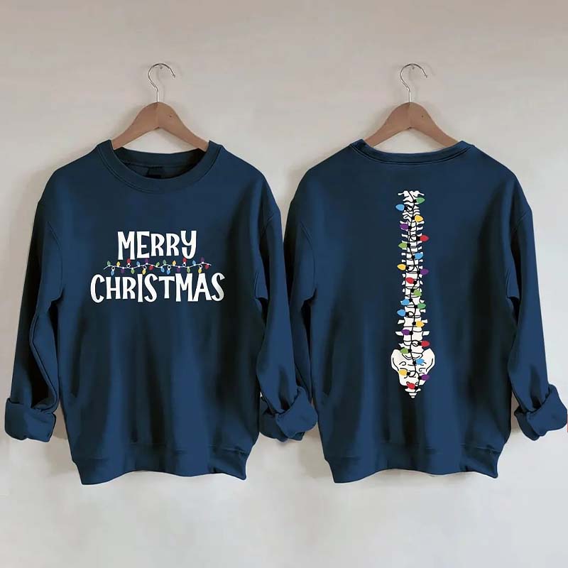 Light Merry Christmas Sweatshirt