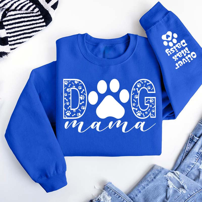 Custom Dog Mama Gifts Sweatshirt