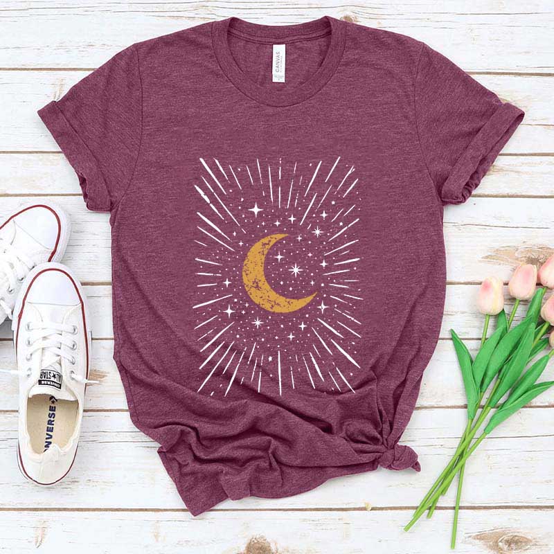 Comfort Colors Boho Moon Celestial T-Shirt