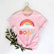 Take a Look it's in a Book Rainbow T-Shirt