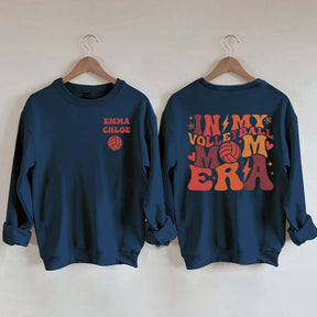 Personalized In My Volleyball Mom Era Sweatshirt