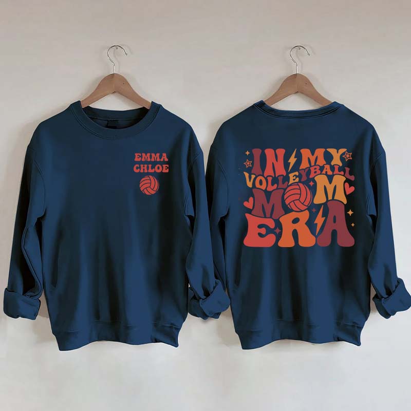 Personalized In My Volleyball Mom Era Sweatshirt