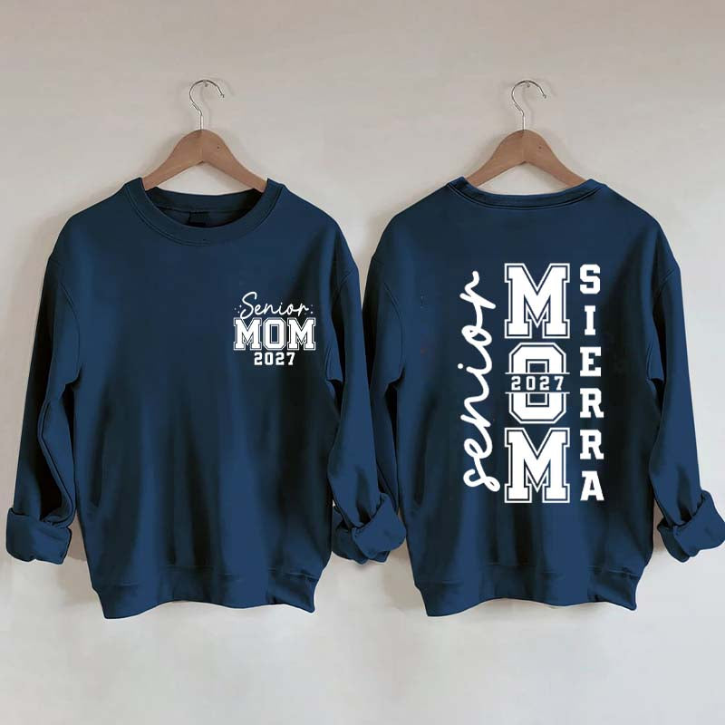 Custom Graduation Senior Mom 2027 Sweatshirt
