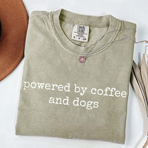 Powered By Coffee And Dogs T-Shirt