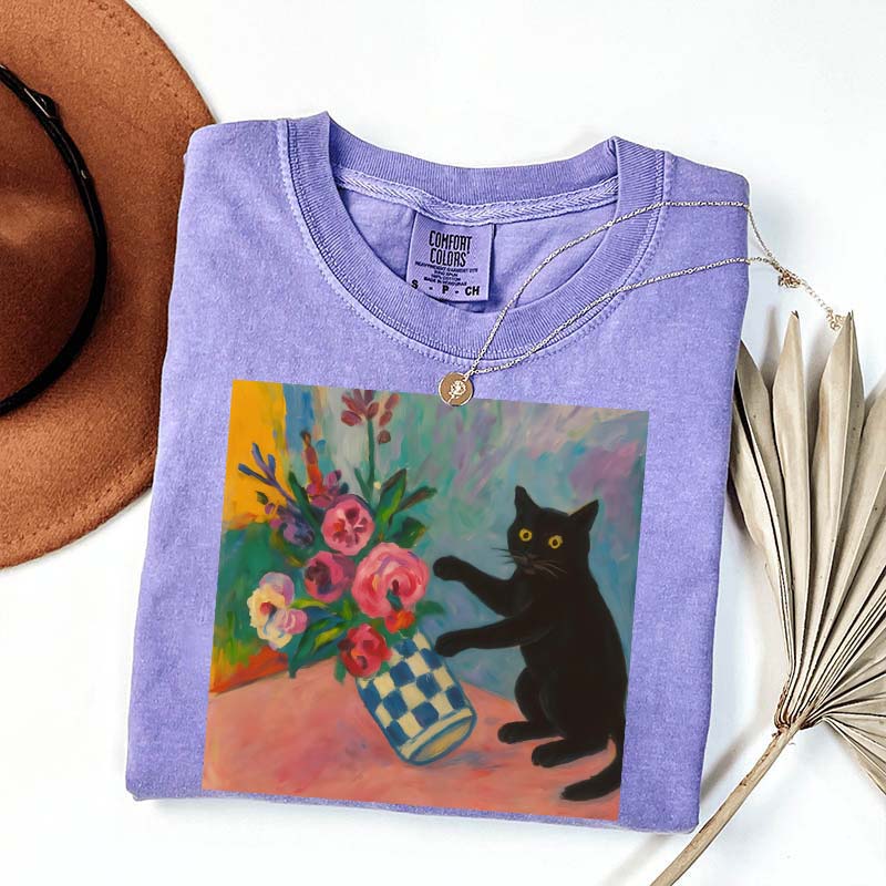 Comfort Colors Cat Artist T-Shirt