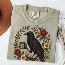 Is He Dead Yet Black Crow T-Shirt