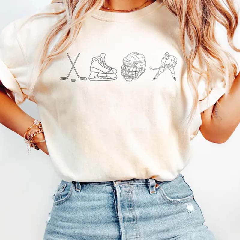 Women's Hockey Mama T-Shirt