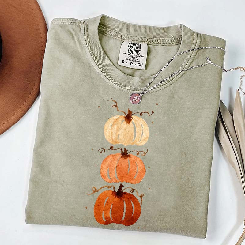Cute Watercolor Pumpkin T-Shirt