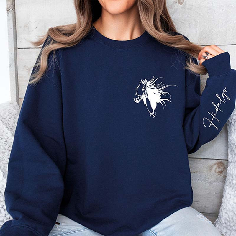 Custom Horse Lover Sweatshirt