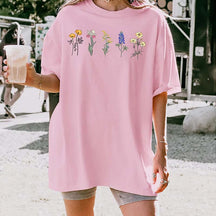 Wildflower Nature Best Friend Gift T-Shirt