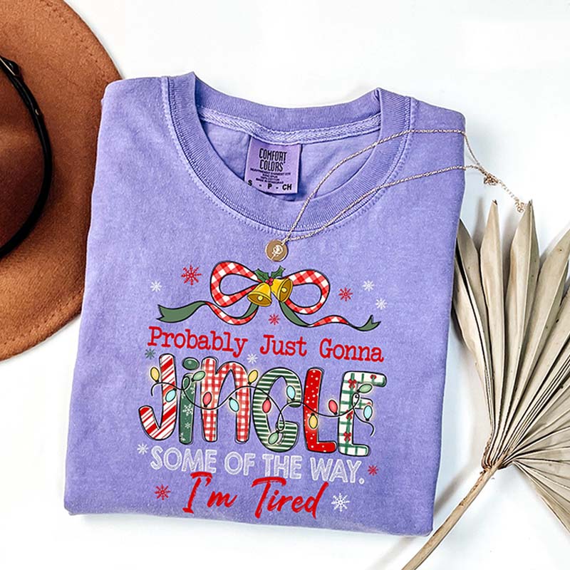 Comfort Colors Funny Christmas Jingle T-Shirt