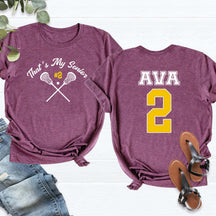 Custom Senior Lacrosse Team T-Shirt