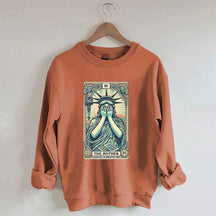 The Mother Crying Sculpture Sweatshirt