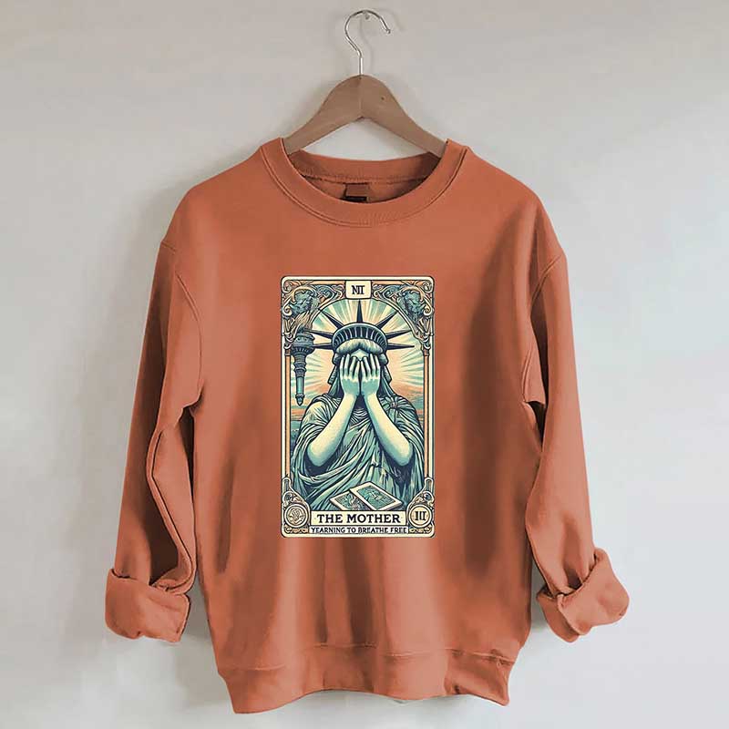 The Mother Crying Sculpture Sweatshirt