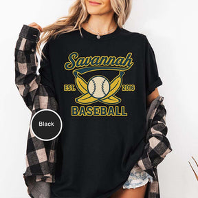 Retro Savannah Baseball T-Shirt