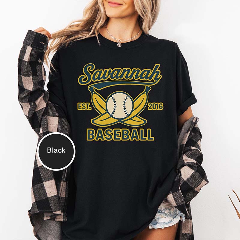 Retro Savannah Baseball T-Shirt