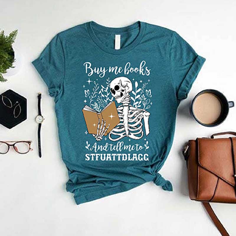 Buy Me Books And Tell Me To Stfuattdlagg T-Shirt