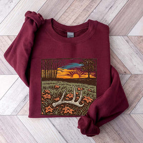 Nature Scene Hunting Season Sweatshirt