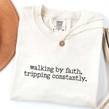 Walking by Faith Inspirational T-Shirt