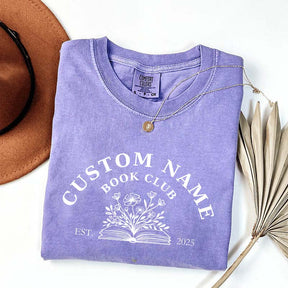 Personalized Book Club Name T-Shirt