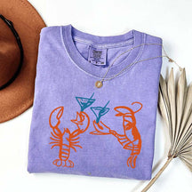Lobster Crab Martini T-Shirt