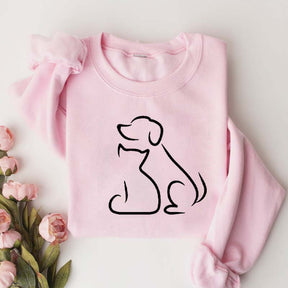Dog and Cat Bestfriends Sweatshirt