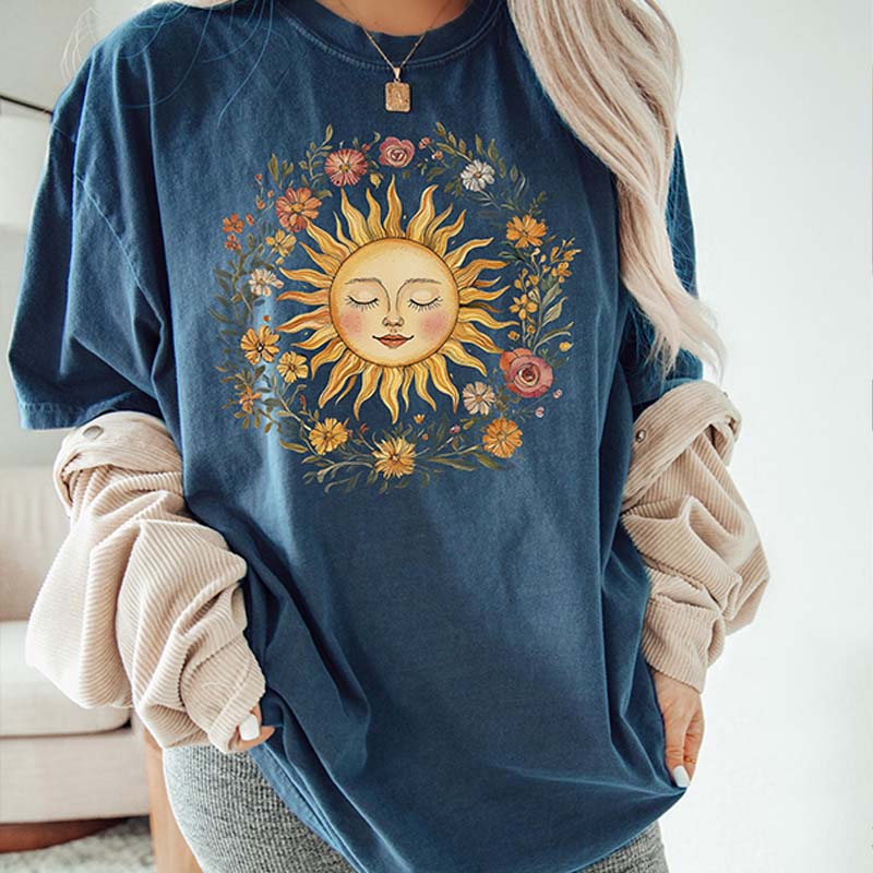 Boho Spiritual Sun Bohemian T-Shirt