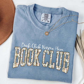Custom Book Club Comfort Colors T-Shirt