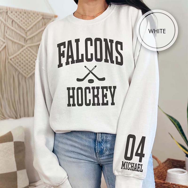 Personalized Hockey Mom Sports Sweatshirt